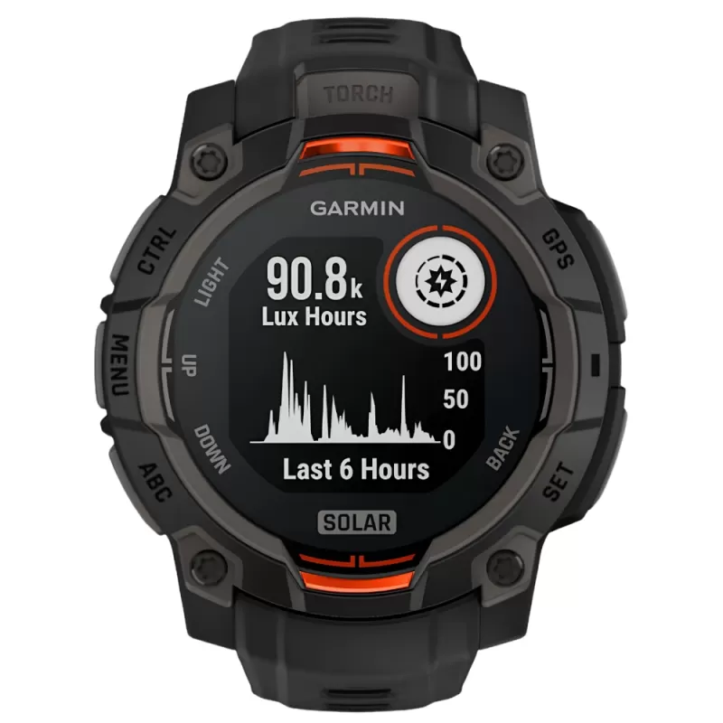 Reloj GPS Garmin Instinct 3 Solar 45mm - Black (010-02934-00)