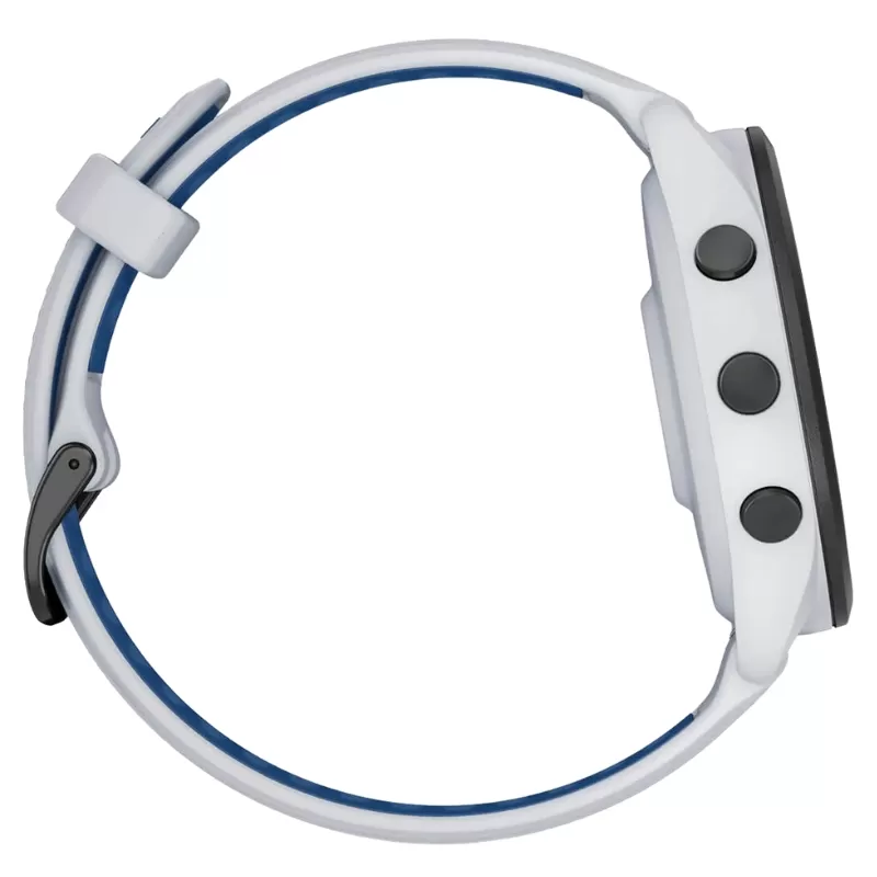 Reloj GPS Garmin Forerunner 265 AMOLED - Whitestone/Tidal Blue (010-02810-01)