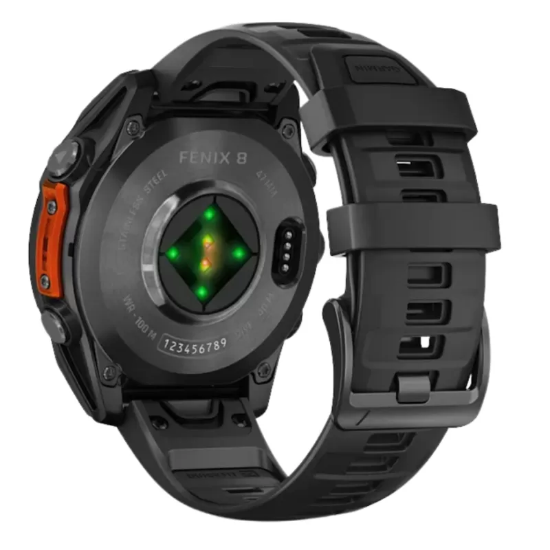 Reloj GPS Garmin Fēnix 8 47mm AMOLED - Slate Gray/Black (010-02904-00)