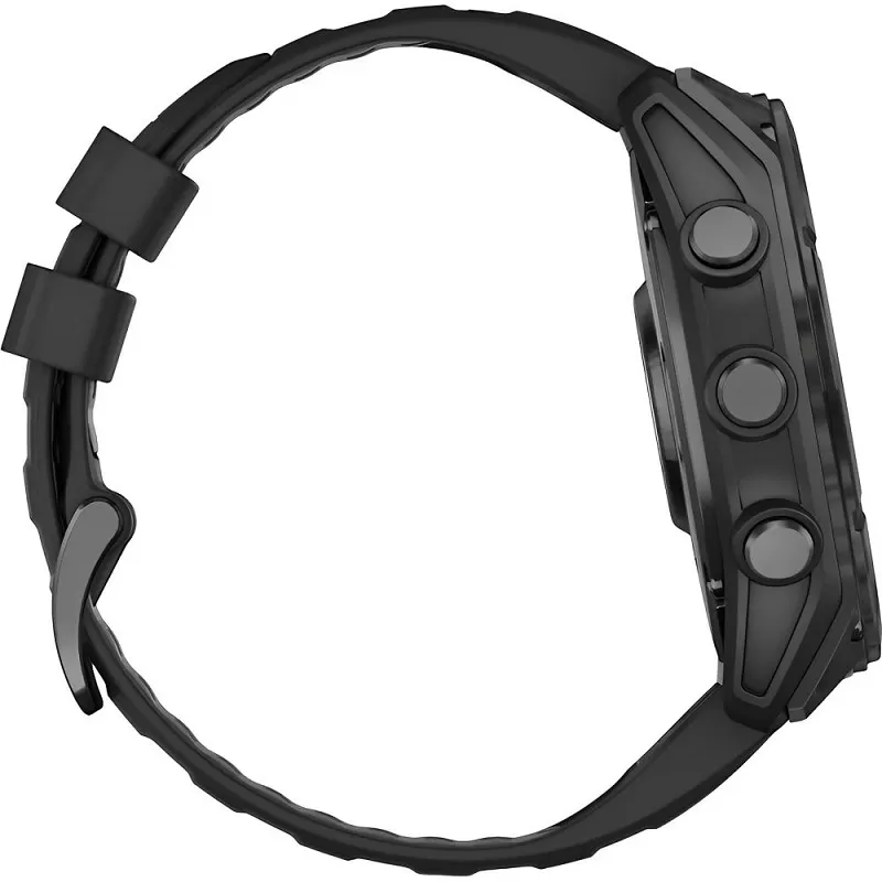Reloj GPS Garmin Fēnix 8 51mm AMOLED Sapphire - Carbon Gray DLC Titanium/Black Pebble Gray (010-02905-20)