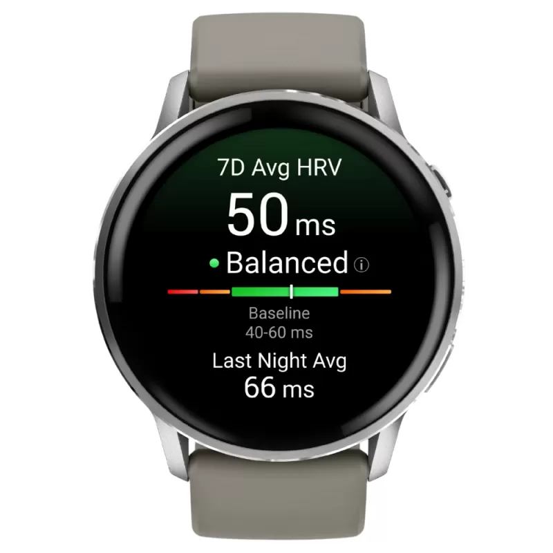 Reloj GPS Garmin Venu 4 45mm - Silver/Gray (010-03014-01)