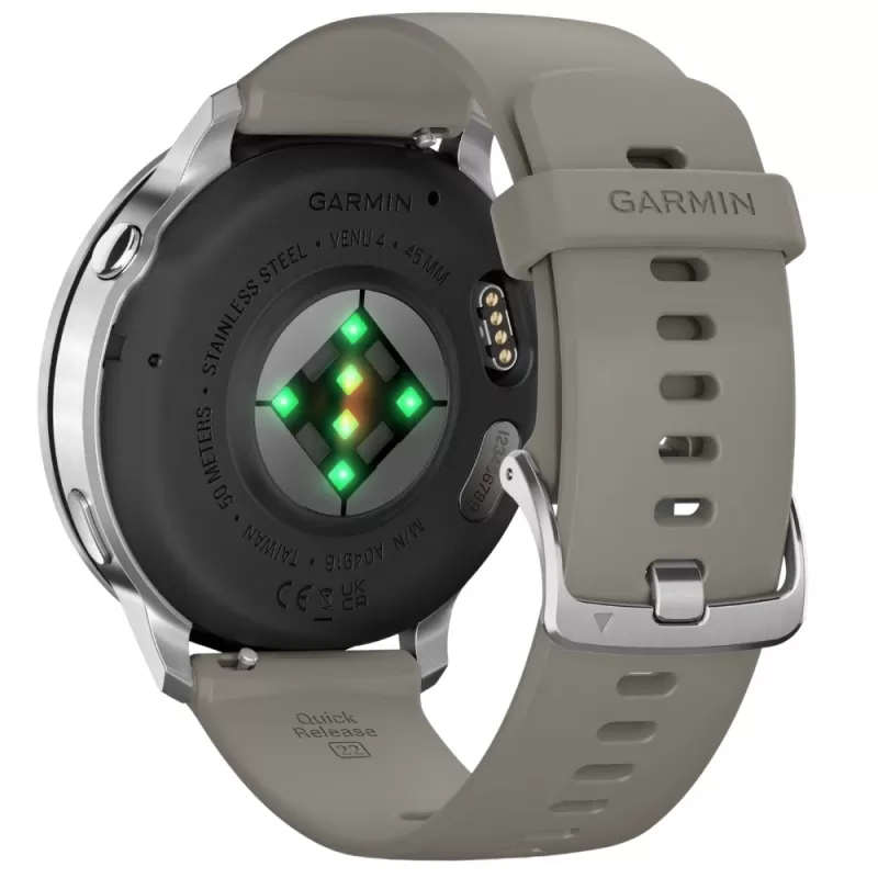 Reloj GPS Garmin Venu 4 45mm - Silver/Gray (010-03014-01)