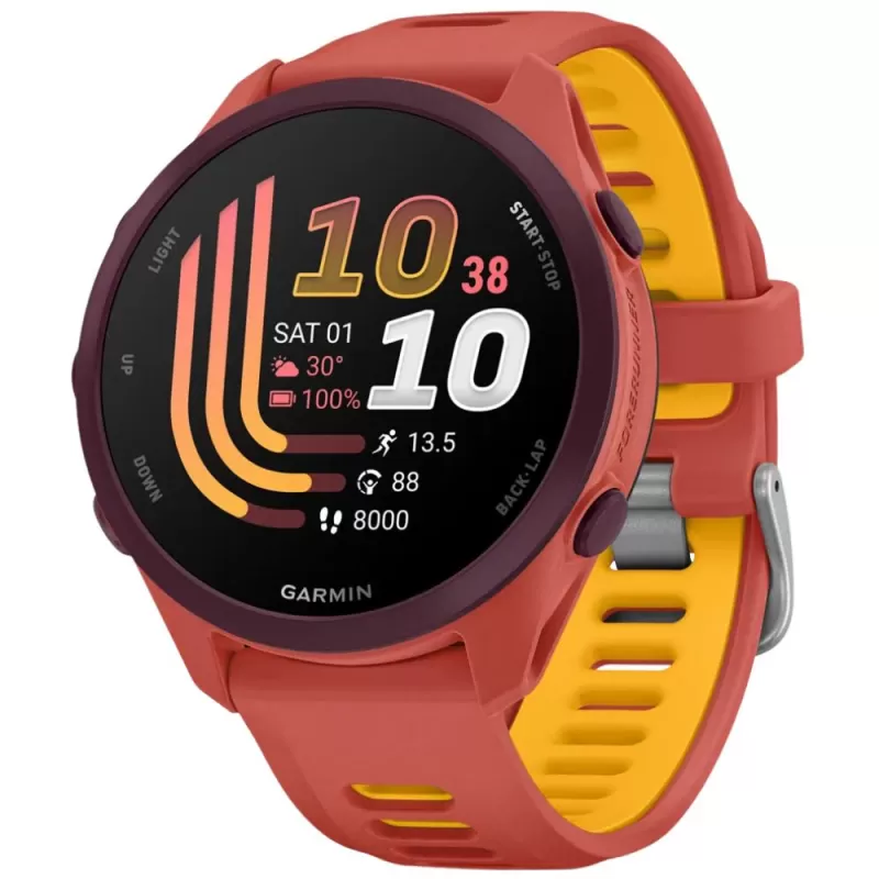 Reloj GPS Garmin Forerunner 170 Music 43mm - Red Pink/Mango (010-03920-13)