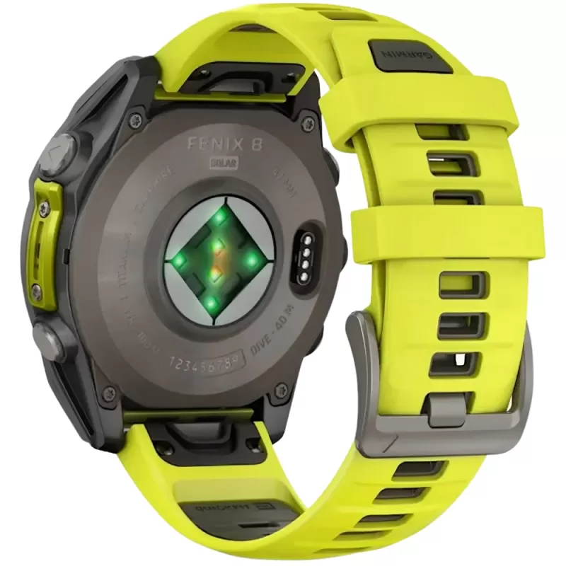 Reloj GPS Garmin Fenix 8 47mm Solar Sapphire - Titanium/Graphite Yellow (010-02906-20)