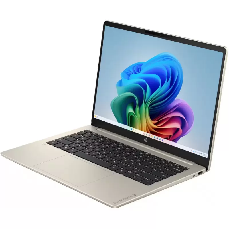 Notebook HP OmniBook 3 14-HZ0025DX 14" Snapdragon X X1-26-100 16/512GB W11 - Warm Gold