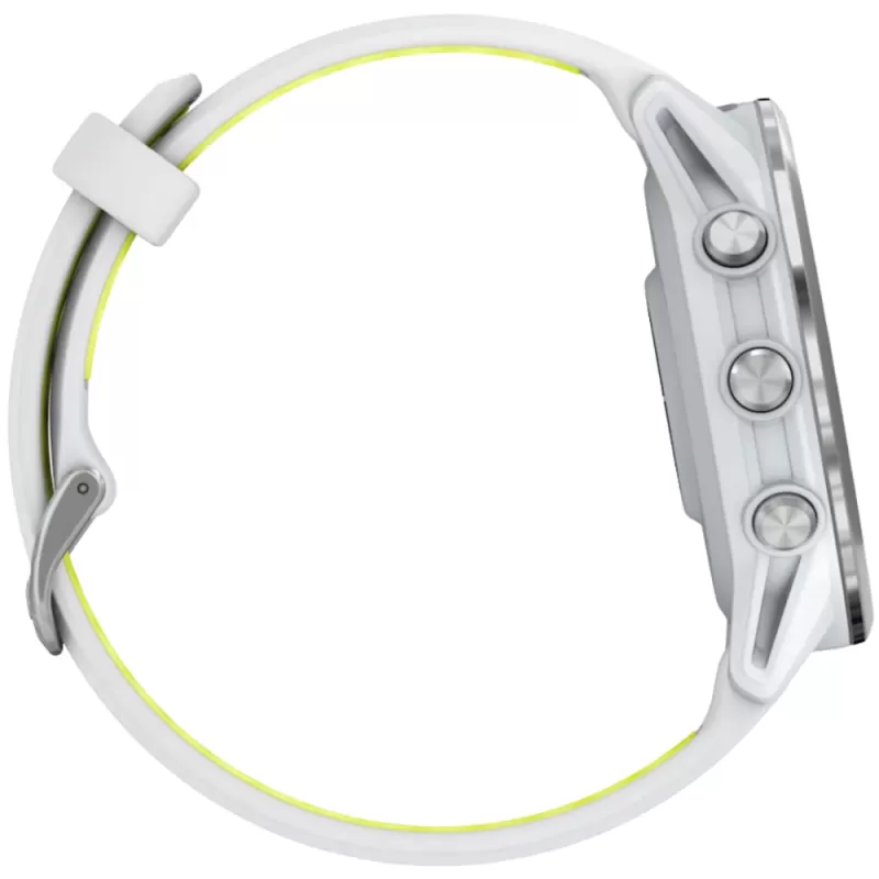 Reloj GPS Garmin Forerunner 970 - Titanium Whitestone/Translucent Amp Yellow (010-02969-01) 
