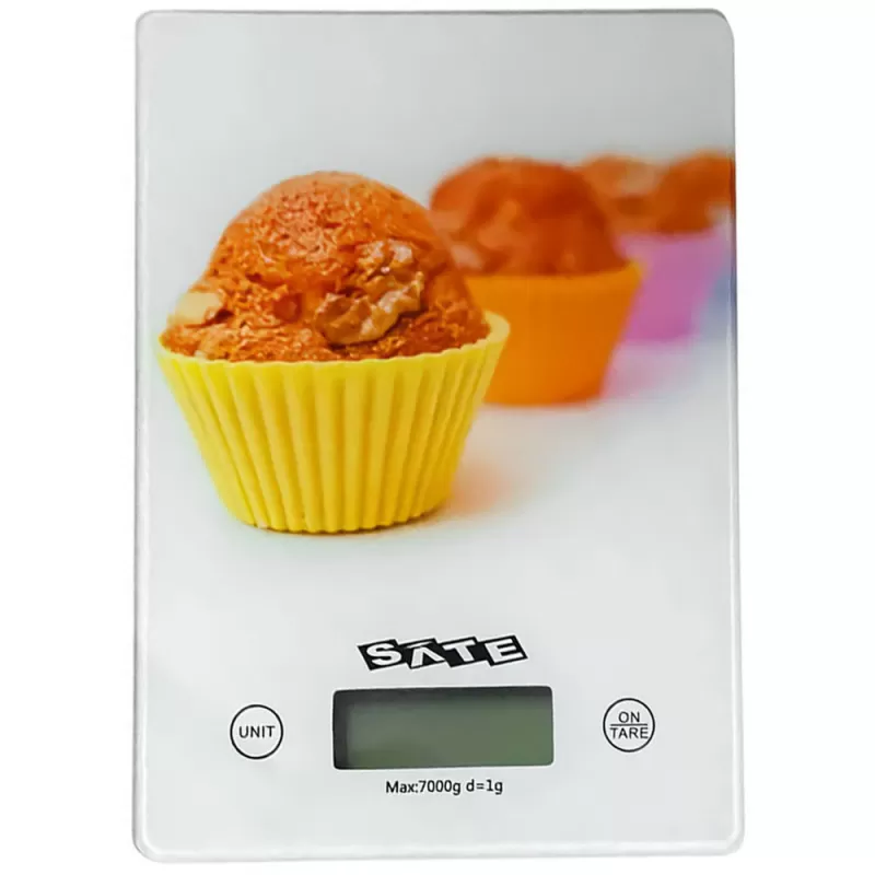 Balanza Digital de Cocina Sate A-WS8842 7Kg