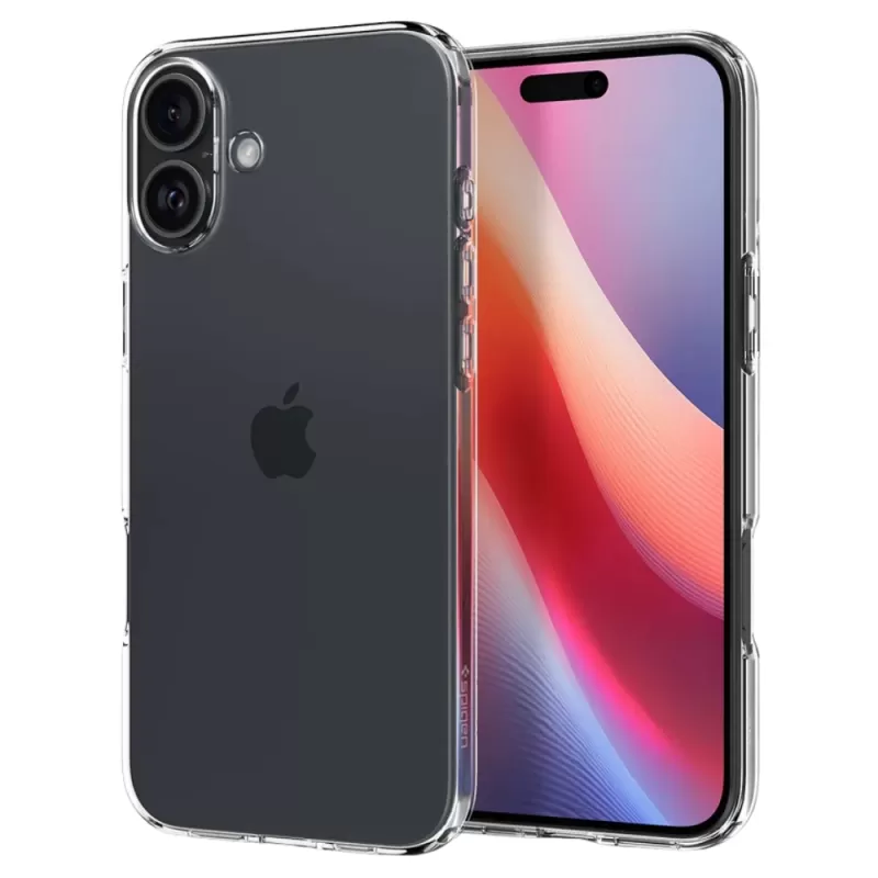 Capa Spigen iPhone 16 ACS08222 Crystal Flex - Clear