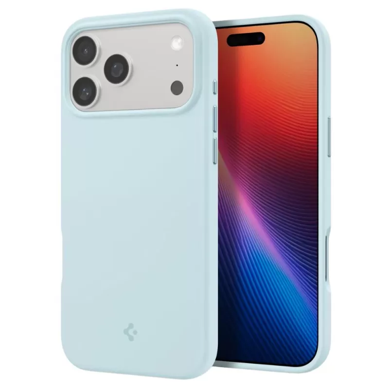 Capa Spigen iPhone 17 Pro Max Silicone Fit MAg Fit ACS10048 - Mute Blue