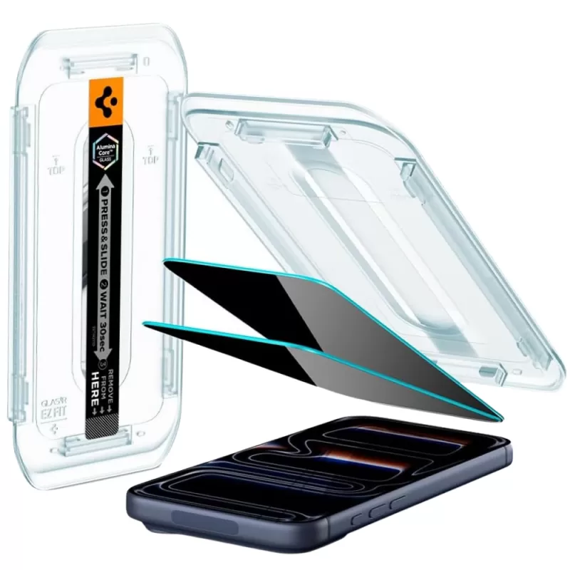 Pelicula Spigen para iPhone 17/17 Pro/16 Pro AGL07...