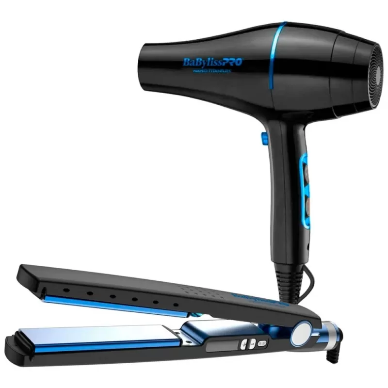 Alisador + Secador BaBylissPRO NanoTitanium BBLPP4...