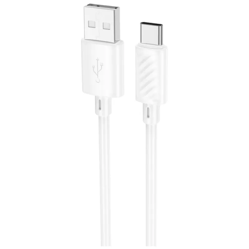 Cargador Hoco Dual Output USB-A CS51A 12W - White + Cable microUSB