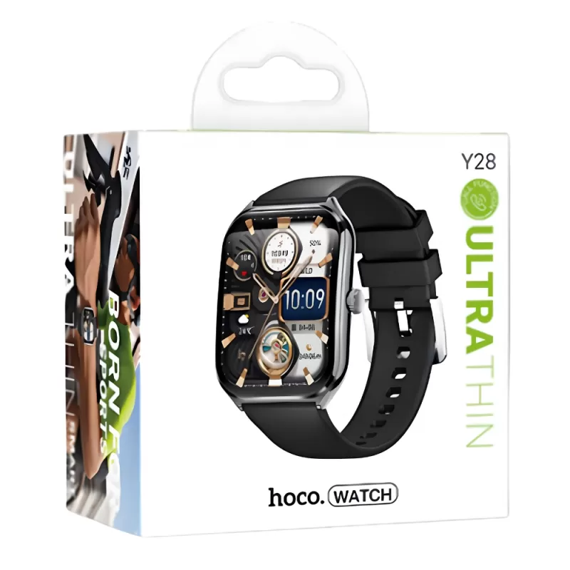 Reloj Smart Hoco Y28 AMOLED - Black