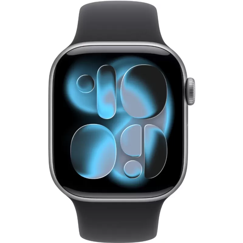Apple Watch Series 11 MEQW4LW/A 42mm GPS - Space Gray Aluminum/Black Sport Band