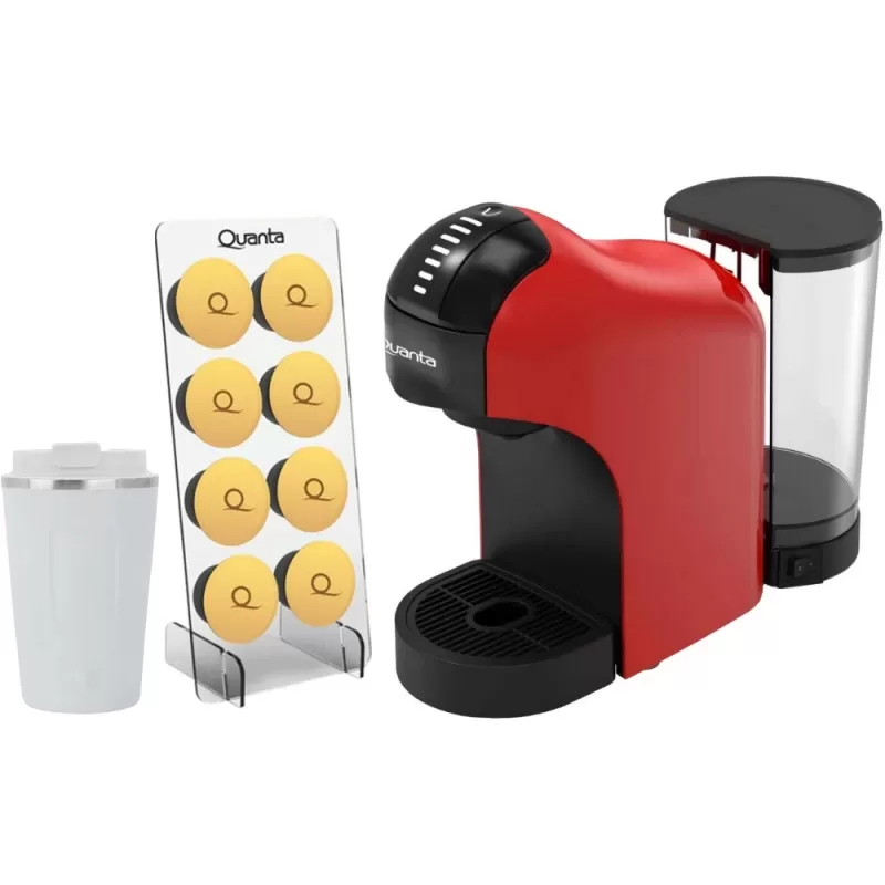 Cafetera Eléctrica Multi Capsulas Quanta Pure Fla...