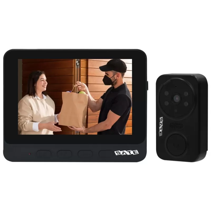 Video Intercomunicador Sate Smart Home A-DB23 4.3&...