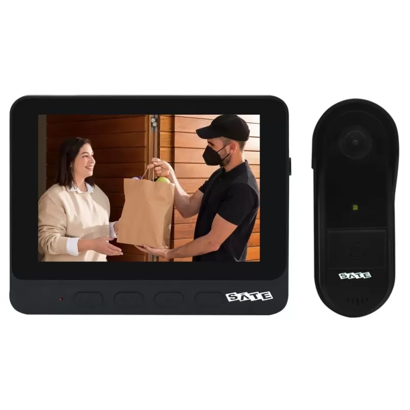 Video Intercomunicador Sate Smart Home A-DB24 4.3&...
