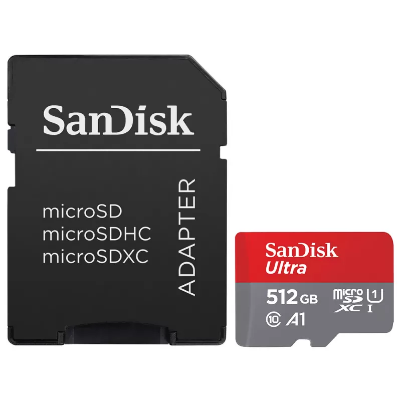 Memoria MicroSD SanDisk Ultra 512GB 150MB/s (SDSQU...
