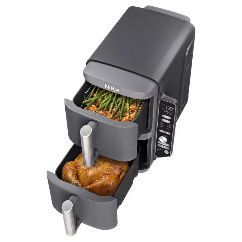Air Fryer Ninja DoubleStack XL 2-Basket SL401 1690W 110V 9.5L - Grey