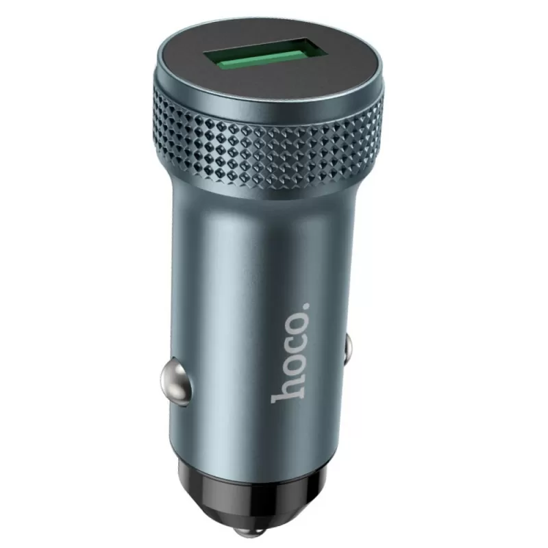 Cargador Vehicular Hoco Z49A 18W QC3.0 USB-A - Met...