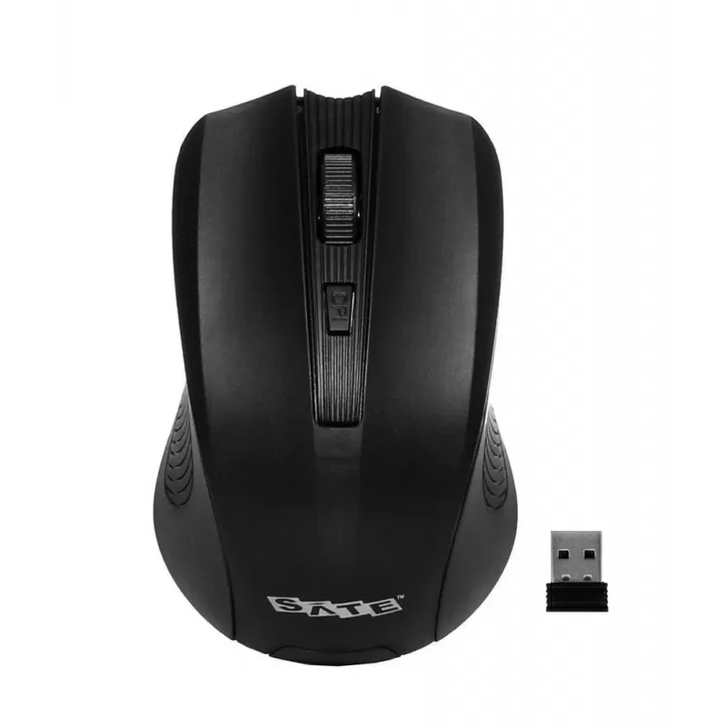 Mouse Wireless Sate A71-G 2.4GHz - Black