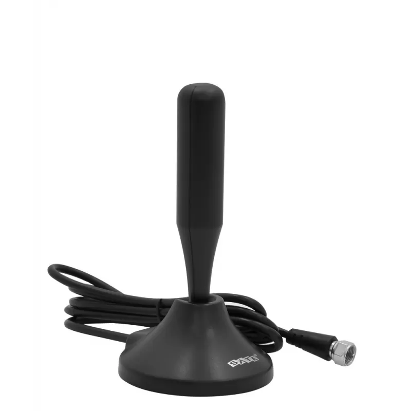 Antena Interna de TV Sate A-NT76 VHF/UHF - Black