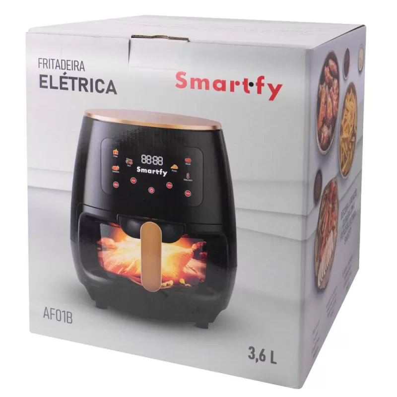 Air Fryer Smartfy AF01B 900W 3.6L 110V - Black