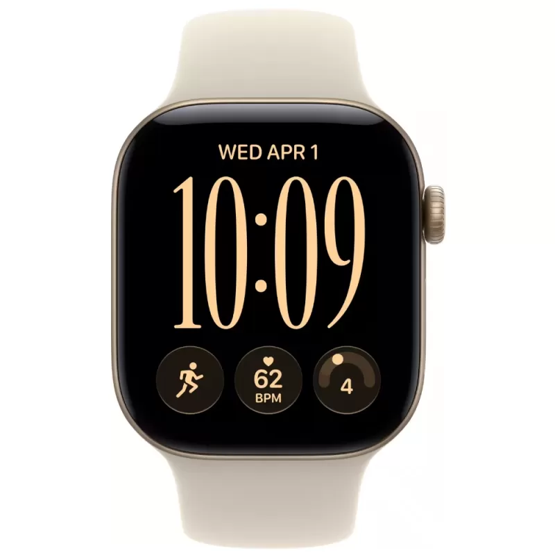 Apple Watch Series 12 MJED4LS/A 42mm GPS - Light Gold Aluminum/Sand Sport Band
