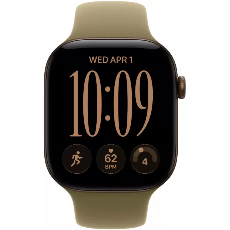 Apple Watch Series 12 MJEU4LS/A 46mm GPS - Dark Bronze Aluminum/Olive Sport Band