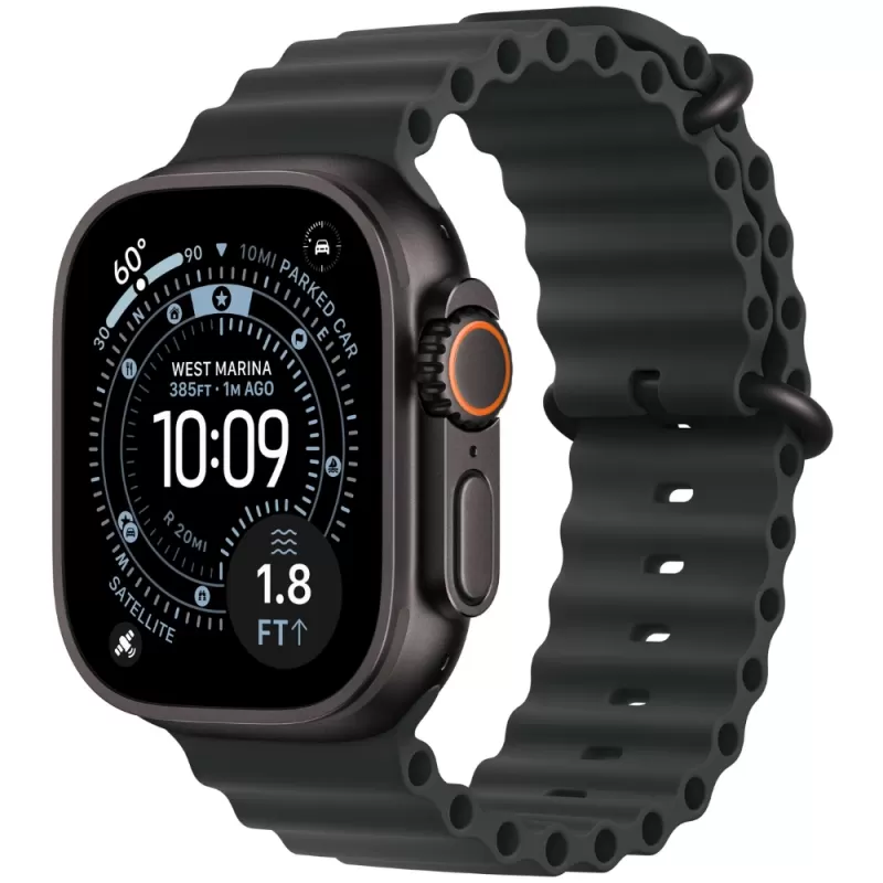 Apple Watch Ultra 3 MF0J4AF/A 49mm (GPS+Cellular) - Black Titanium/Ocean Band