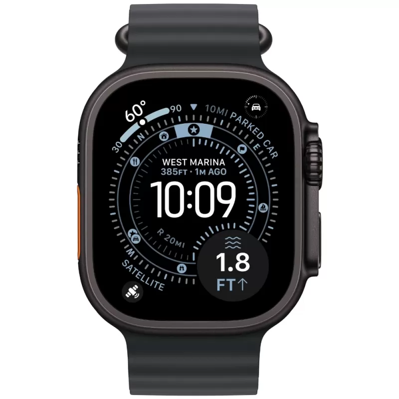 Apple Watch Ultra 3 MF0J4AF/A 49mm (GPS+Cellular) - Black Titanium/Ocean Band