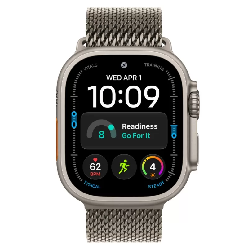 Apple Watch Ultra 4 MJA94BE/A 49mm (GPS+Cellular) - Natural Titanium/Milanese Loop