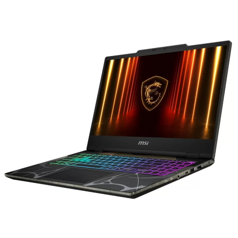 Notebook Gaming MSI Cyborg 15 B2RWFKG-295US 15.6" Intel Core 5 210H 16/512GB W11H RTX5060 8GB - Translucent Black
