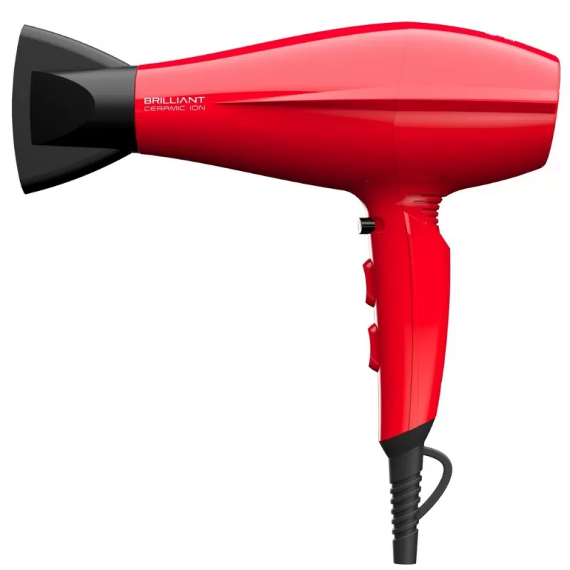 Secador de Cabello Gama Brilliant Ceramic Ion 1900W 110V - Red