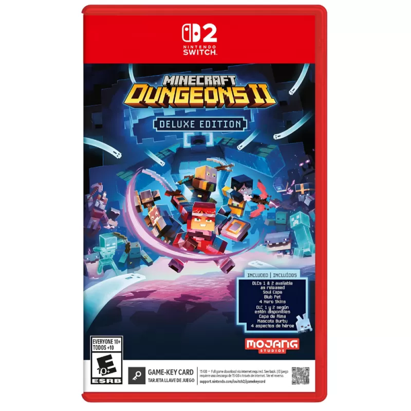 Juego Nintendo Switch 2 Minecraft Dungeons ll Delu...