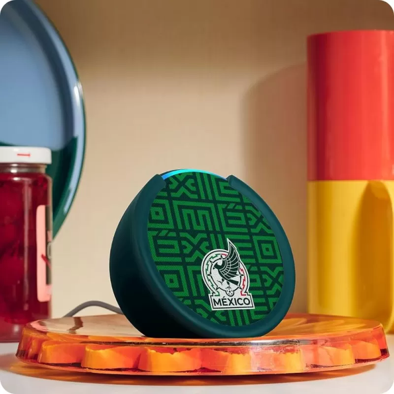 Speaker Amazon Echo Pop Selección Nacional de México (Soccer Edition) With Alexa - Green