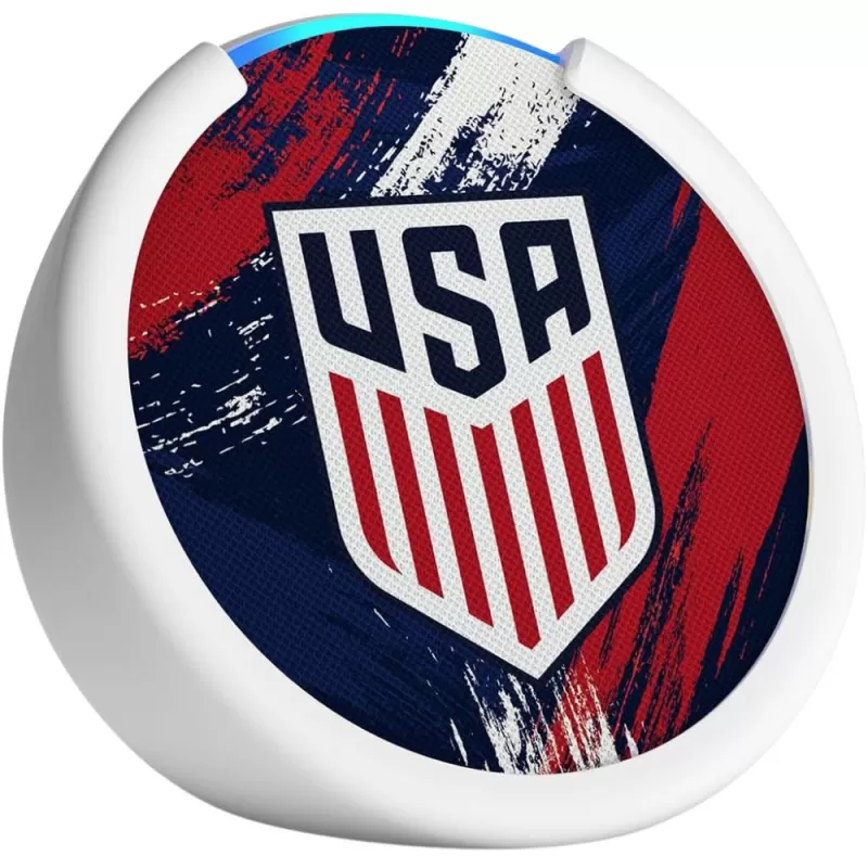 Speaker Amazon Echo Pop U.S (Soccer Edition) With Alexa - White
