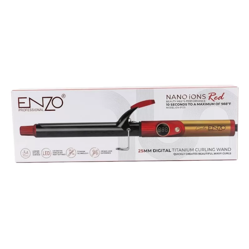Ondulador Enzo Nano Ions En-9123 25mm 530°C 2V - Red