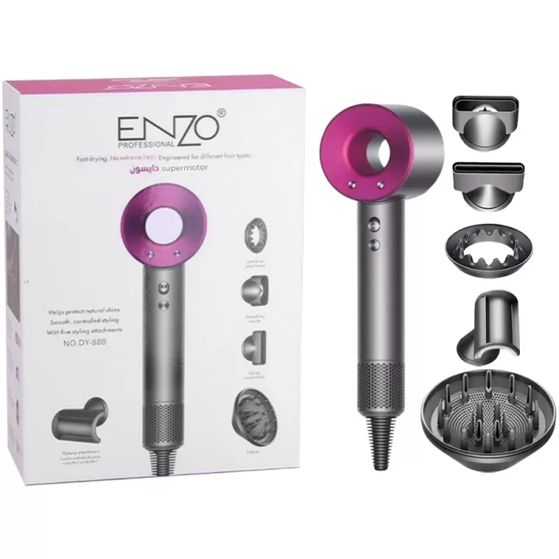 Secador de Cabello Enzo Supermotor DY-888 1600W 22...