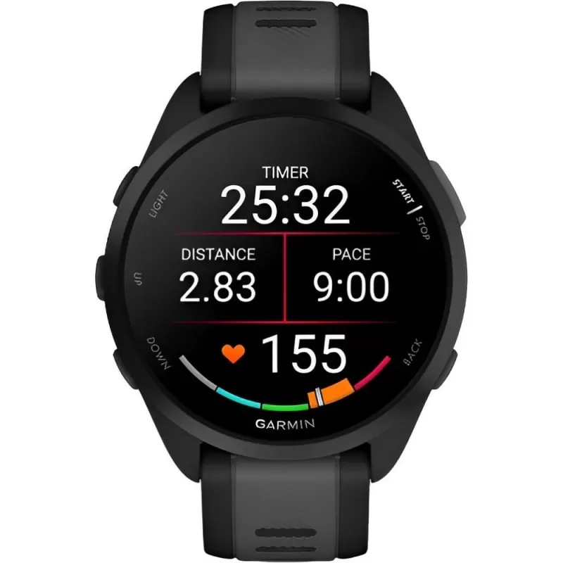 Reloj GPS Garmin Forerunner 165 - Black/Slate Gray (010-02863-20)