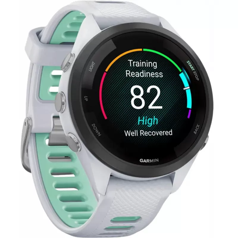 Reloj GPS Garmin Forerunner 265S AMOLED - Whitestone/Neo Tropic (010-02810-04)