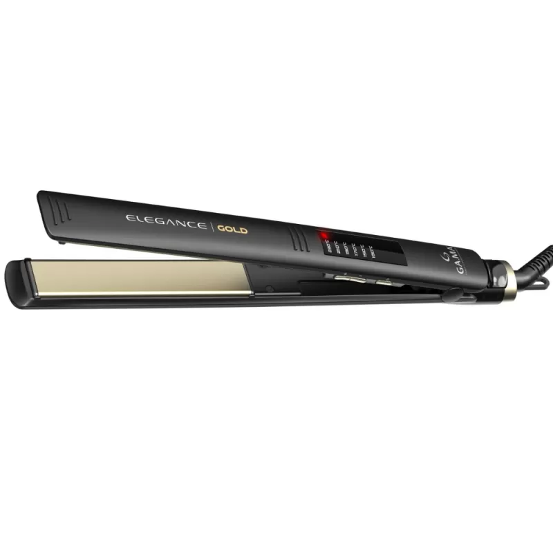 Alisador Gama Elegance LED Gold 230°C 2V - Black