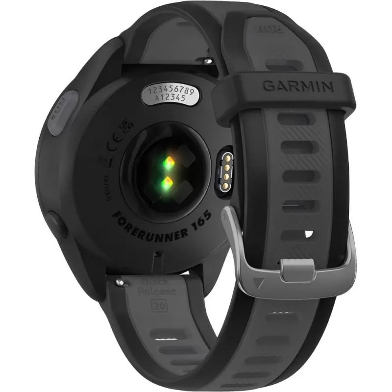 Reloj GPS Garmin Forerunner 165 - Black/Slate Gray (010-02863-20)