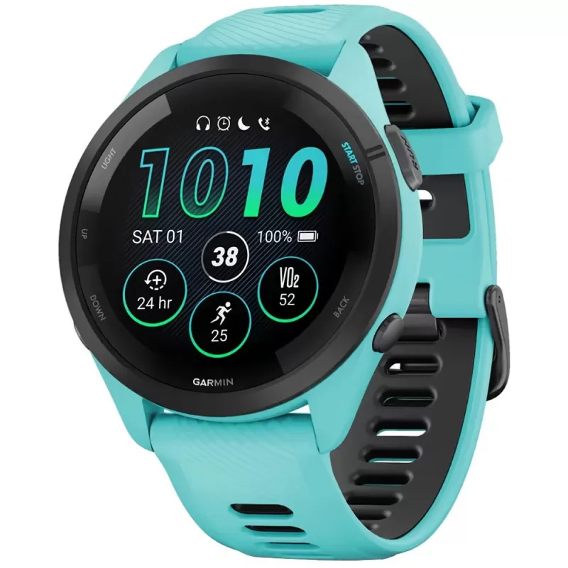 Reloj GPS Garmin Forerunner 265 - Turquoise/Black ...