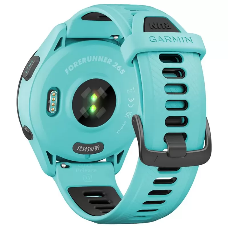 Reloj GPS Garmin Forerunner 265 - Turquoise/Black (010-02810-02)