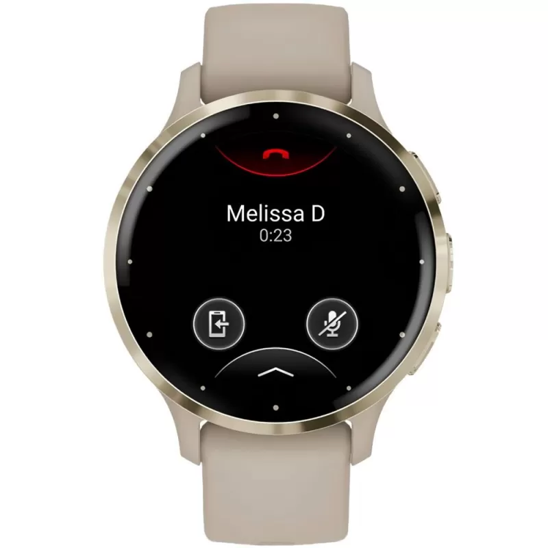 Reloj GPS Garmin Venu 3S - Beige Gold (010-02785-02)