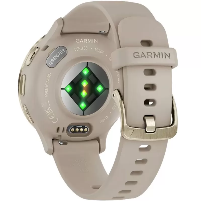 Reloj GPS Garmin Venu 3S - Beige Gold (010-02785-02)