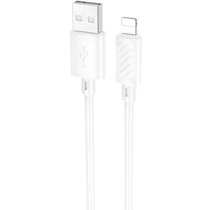 Cargador Hoco Dual Port USB-A CS51A 12W - White + Cable microUSB