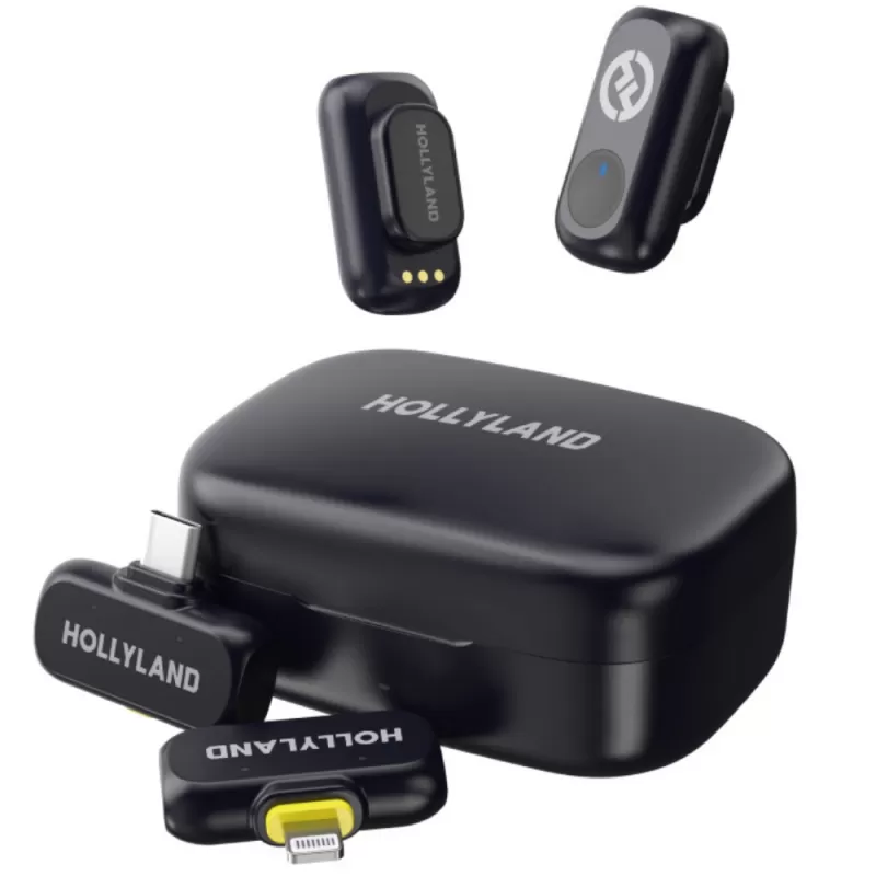 Micrófono Wireless Hollyland Lark A1 Combo USB-C/...