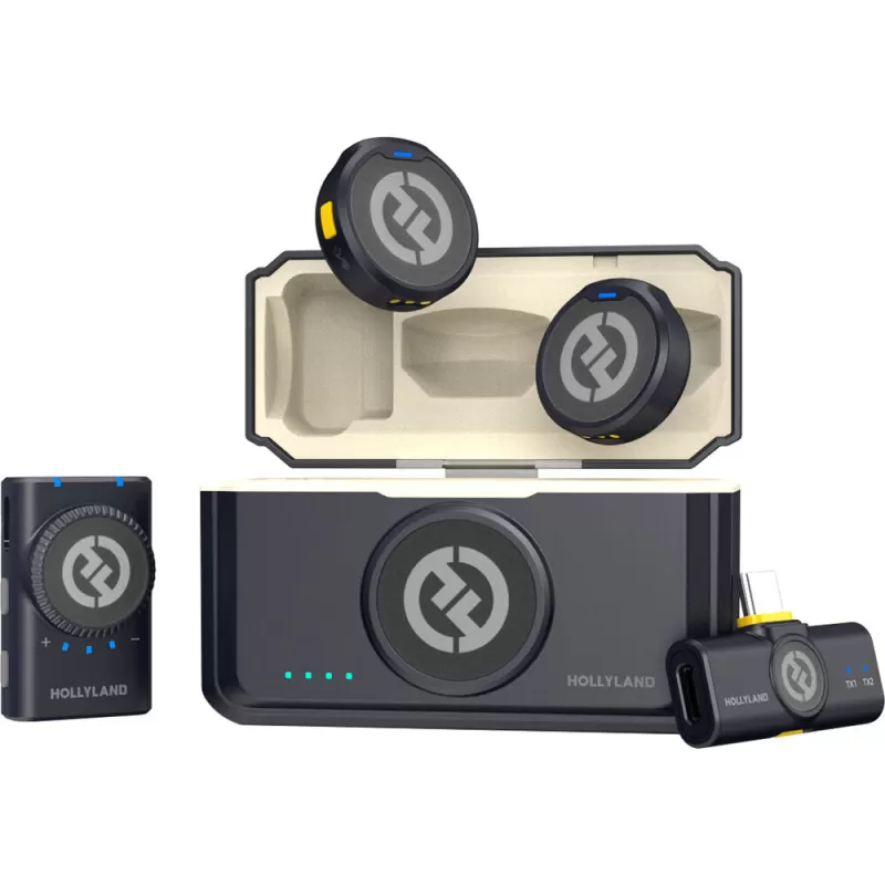 Micrófono Wireless Hollyland Lark M2 Duo Mini Com...